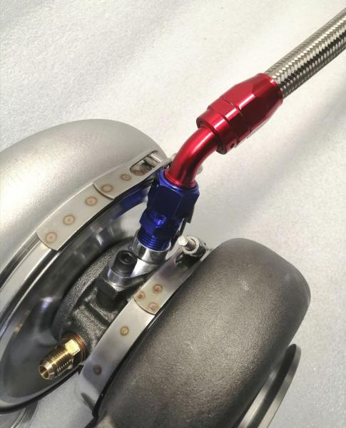 Ölrücklaufleitung Dash10 (AN10) Anschlüsse Garrett / Pulsar GT40 GT42 GTX40